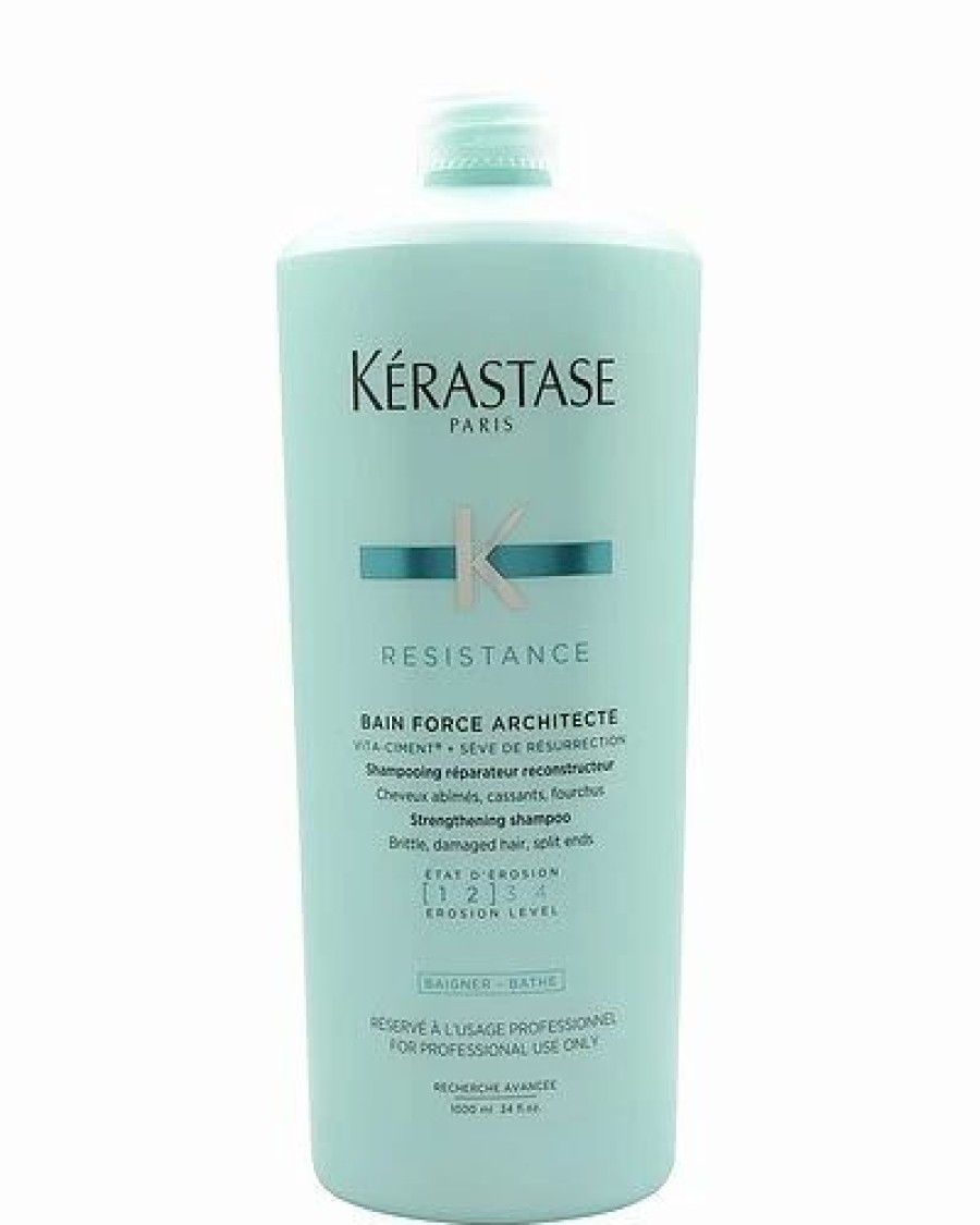 Shampoo & Conditioners * | Kerastase 34Oz Bain Force Architecte Reconstructing Shampoo Women