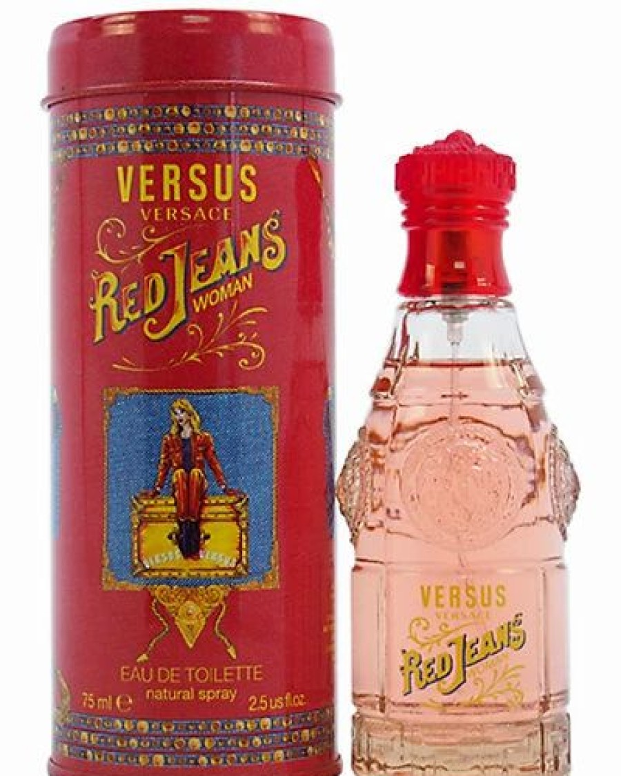 Fragrance * | Versace 2.5Oz Versus Red Jeans Eau De Toilette Spray Women