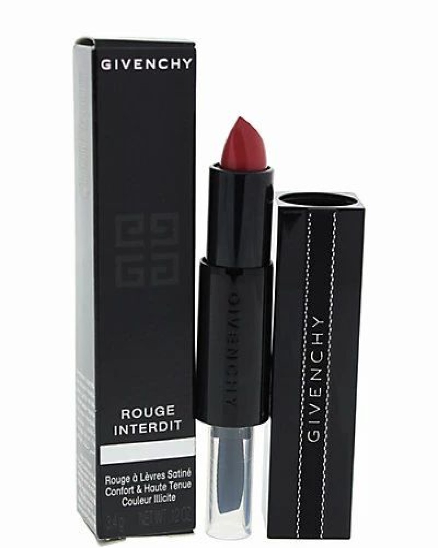 Lip & Cheek Makeup * | Givenchy 0.12Oz Rose Alibi Rouge Interdit Satin Lipstick Women