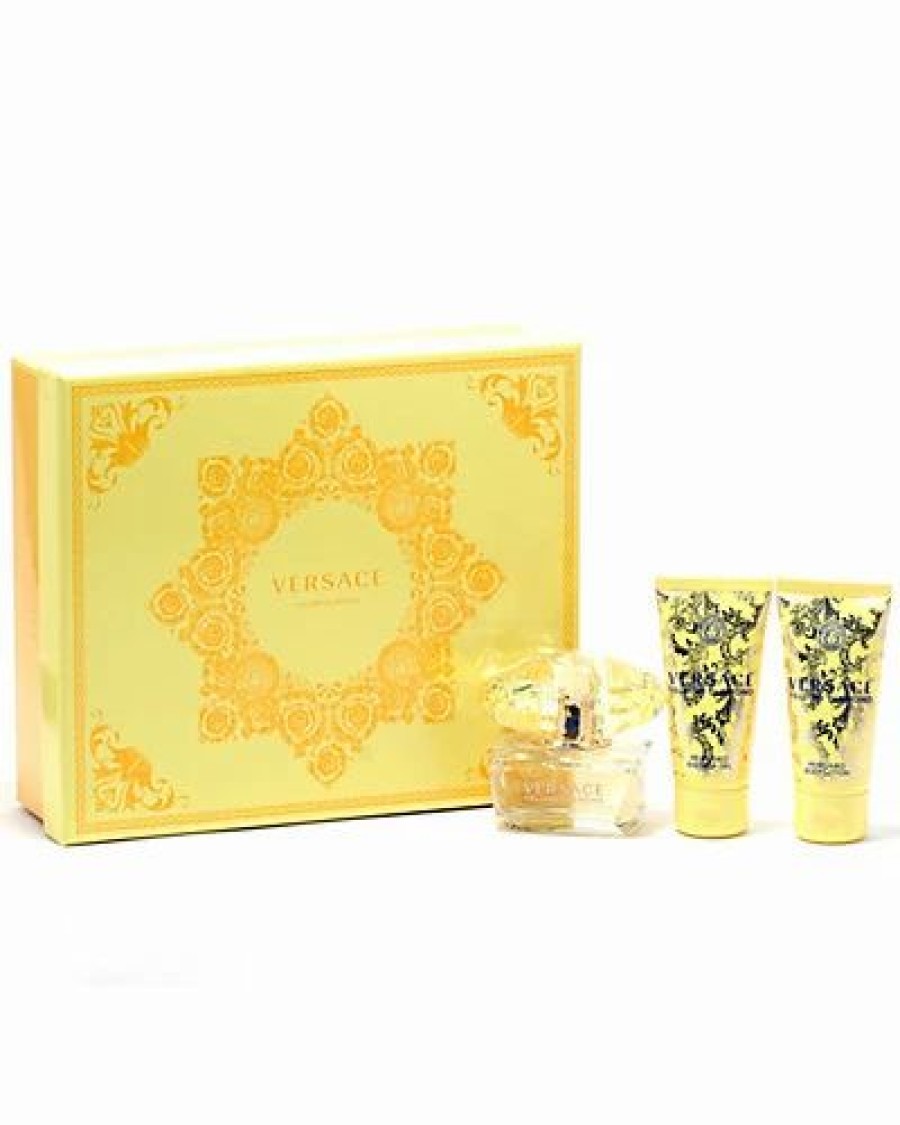 Fragrance * | Versace Women'S Yellow Diamond Eau De Toilette Set Spray