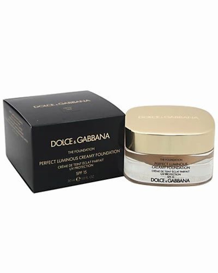 Face & Eye Makeup * | Dolce & Gabbana 1Oz # 130 Honey Perfect Luminous Creamy Foundation Spf 15 Women