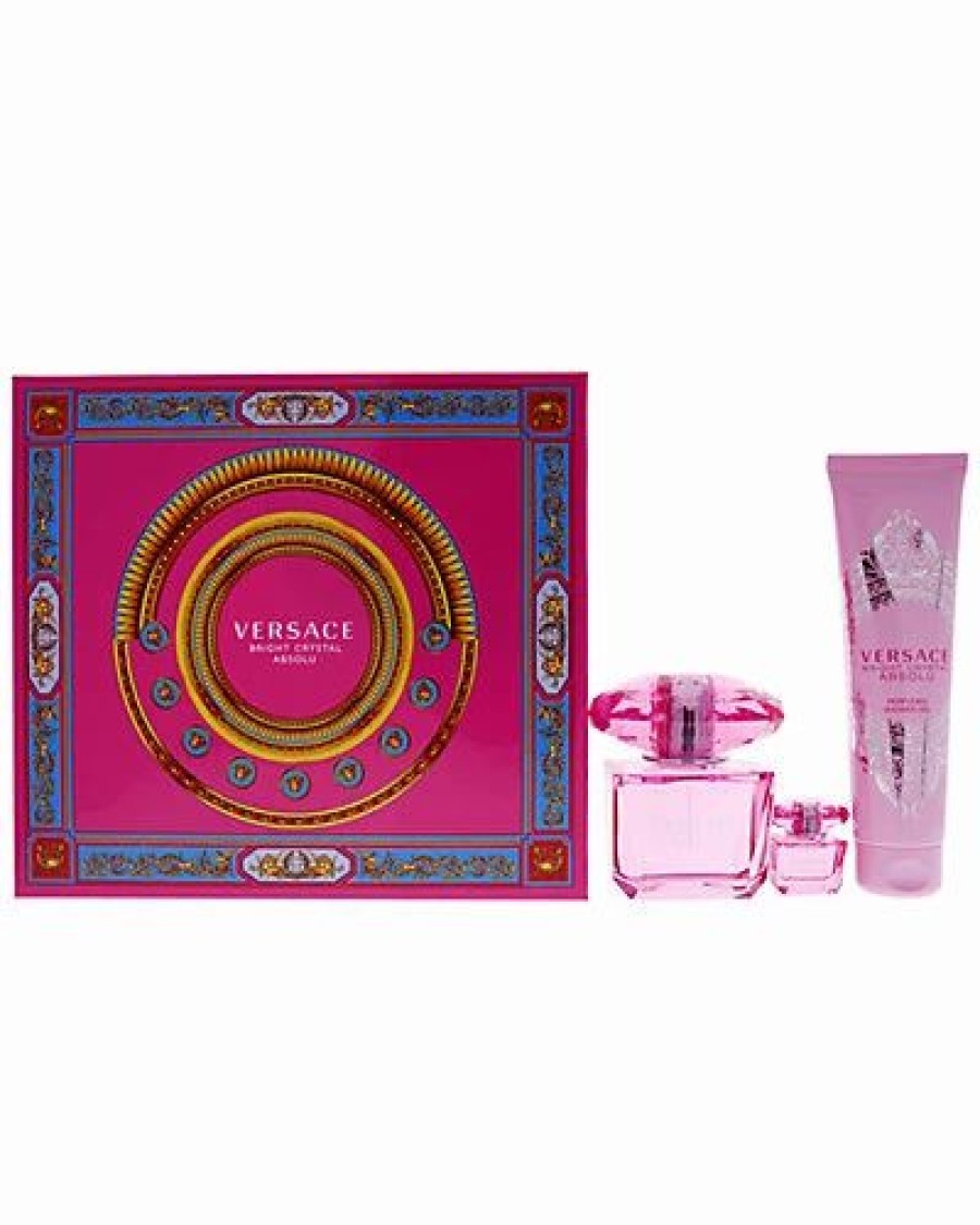 Fragrance * | Versace Women'S 3Pc Bright Crystal Absolu Fragrance Set