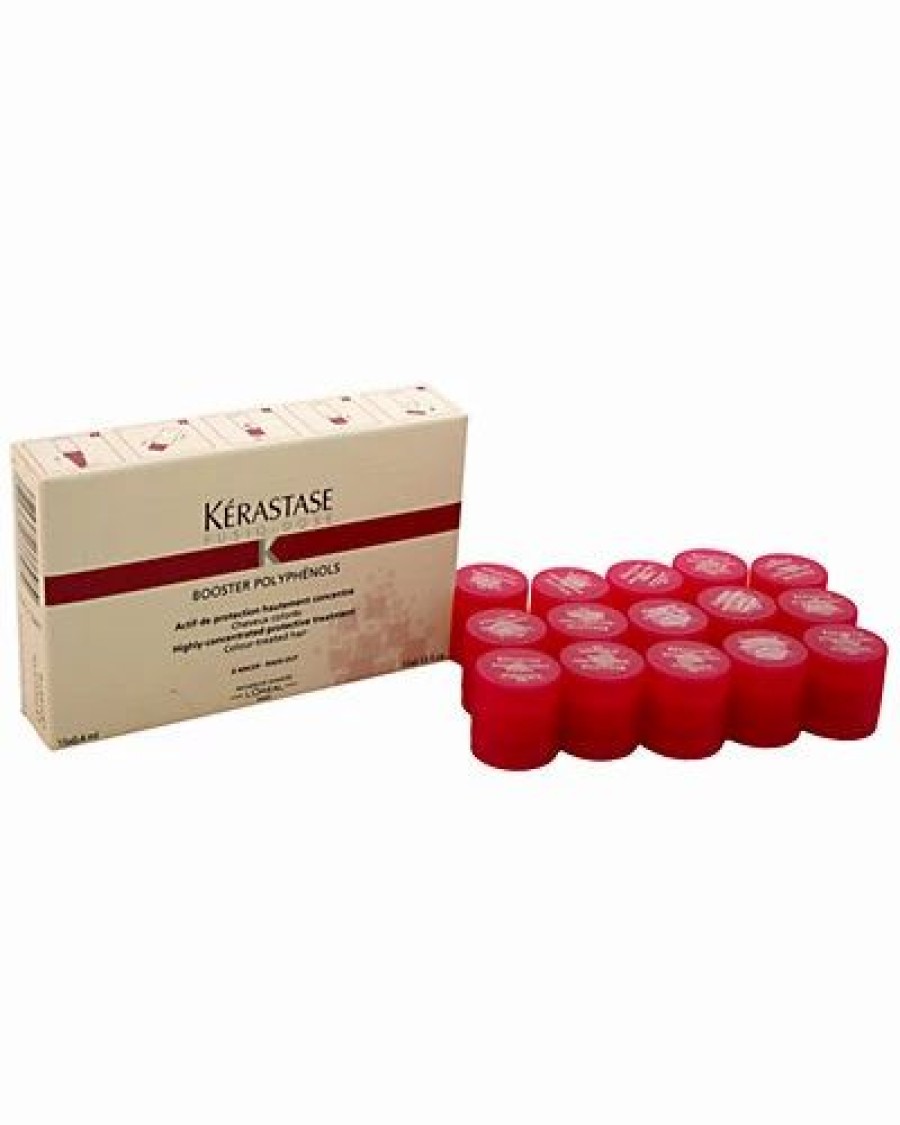 Shampoo & Conditioners * | Kerastase Unisex Set Of 15 .13Oz Kerastase Fusio-Dose Booster Polyphenols Booster Caps Women