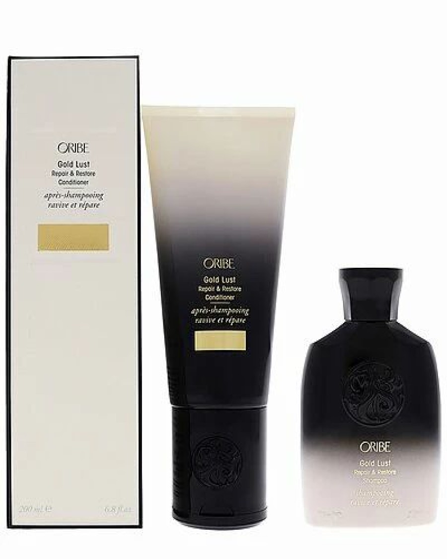 Shampoo & Conditioners * | Oribe Gold Lust Repair & Restore Shampoo And Conditioner Kit Women