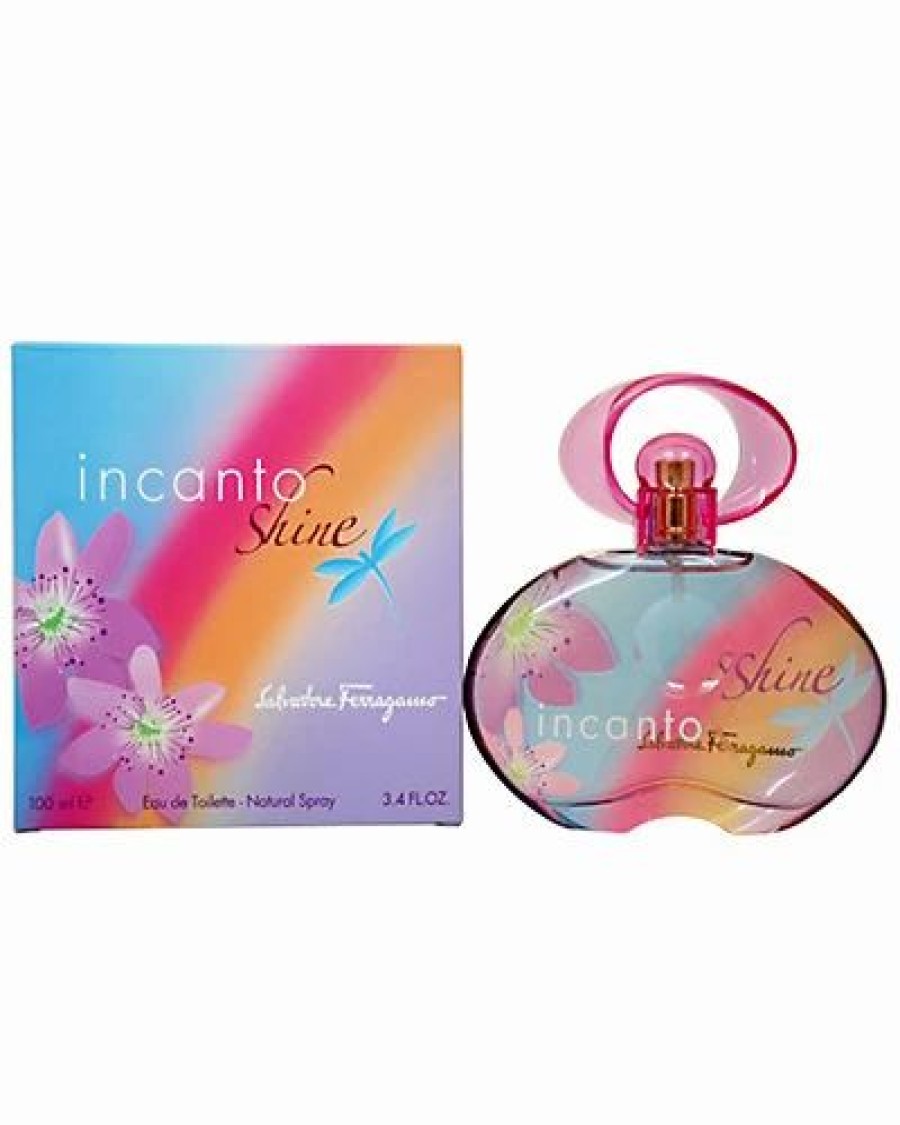 Fragrance * | Salvatore Ferragamo Women'S 3.4Oz Incanto Shine Eau De Toilette Spray