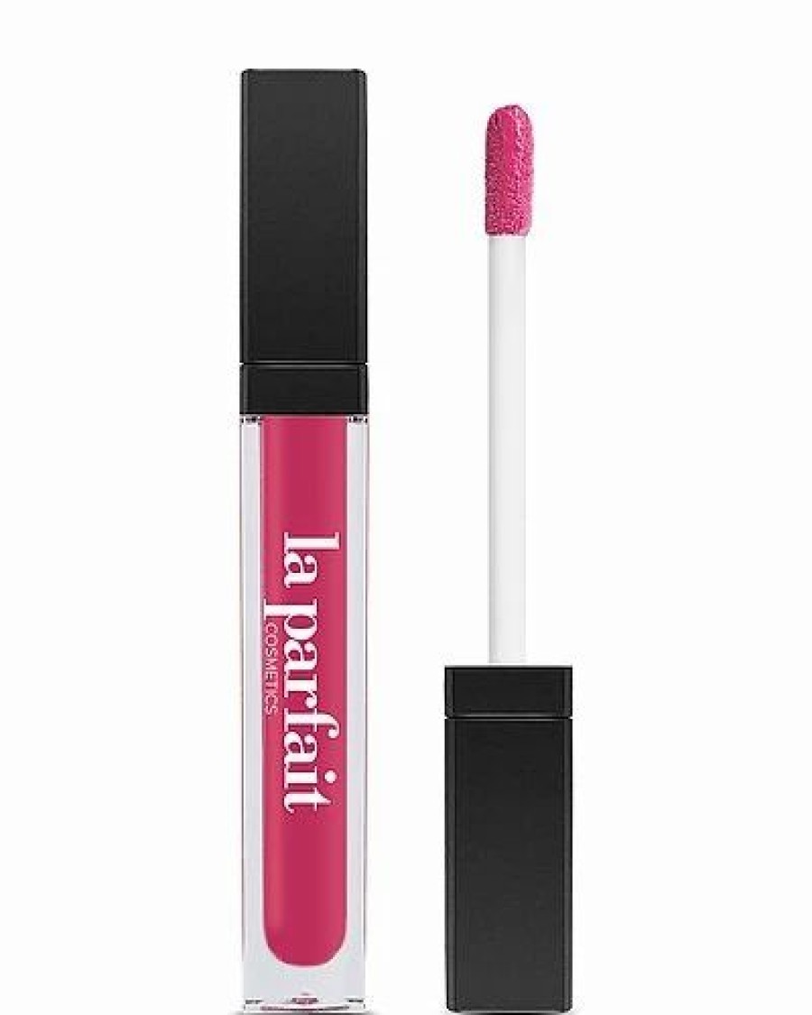 Lip & Cheek Makeup * | La Parfait Cosmetics 0.27Oz Waterproof Lipstick Matte Liquid #08 Legend Pink Women