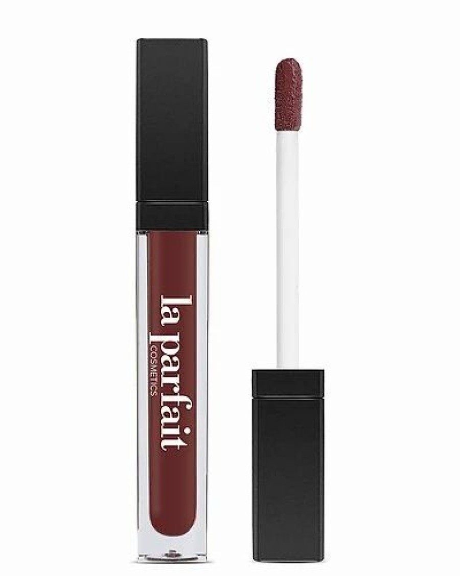 Lip & Cheek Makeup * | La Parfait Cosmetics 0.27Oz Waterproof Lipstick Matte Liquid #24 Purple Gr Women