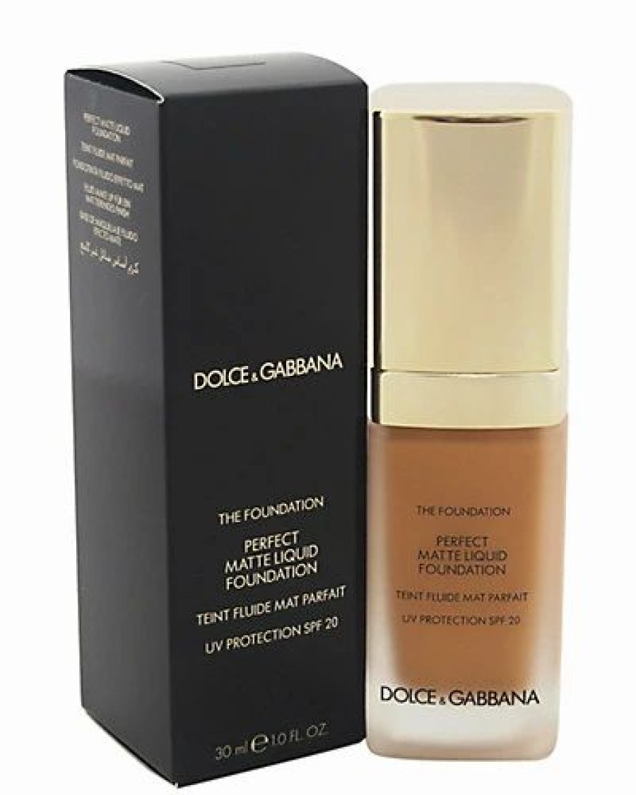 Face & Eye Makeup * | Dolce & Gabbana 1Oz # 148 Amber Perfect Matte Liquid Foundation Spf 20 Women