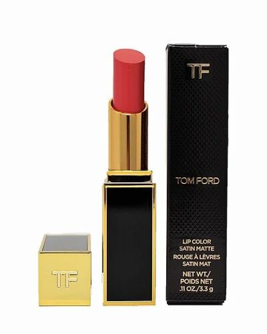 Lip & Cheek Makeup * | Tom Ford 0.11Oz 25 Clementine Lip Color Satin Matte Women