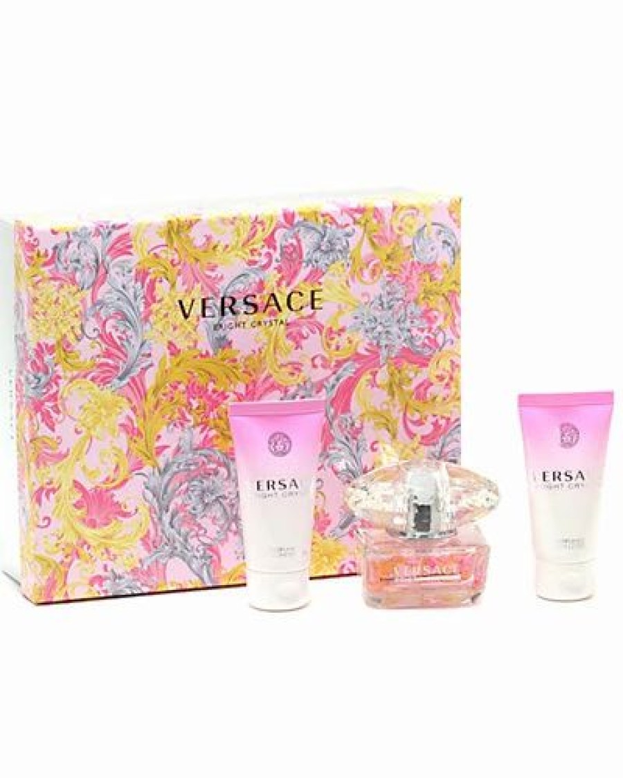 Fragrance * | Versace Women'S Bright Crystal 3Pc Set