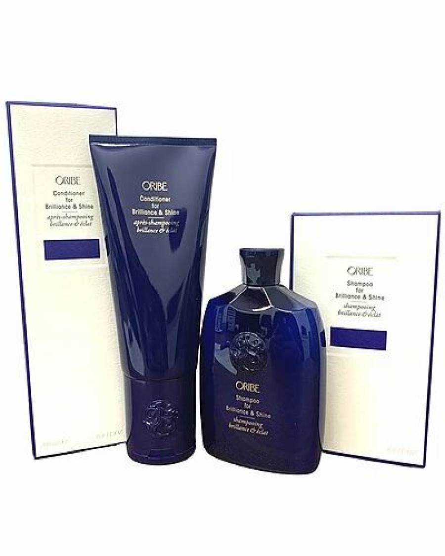 Shampoo & Conditioners * | Oribe Conditioner For Brilliance And Shine & Shampoo For Brilliance And Shine Duo Women