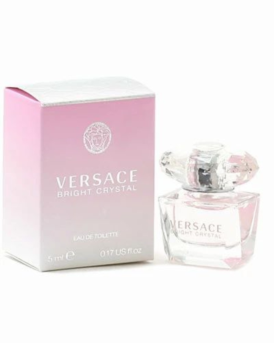 Fragrance * | Mini Versace Bright Crystal Ladies 0.17Oz Eau De Toilette Spray Women