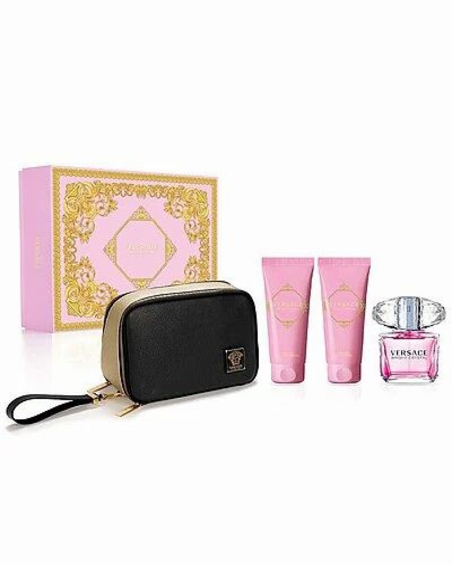 Fragrance * | Versace Women'S Bright Crystal 4Pc Set