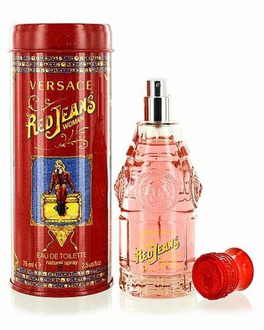 Fragrance * | Versace Women'S 2.5Oz Red Jeans Versus Edt Spray