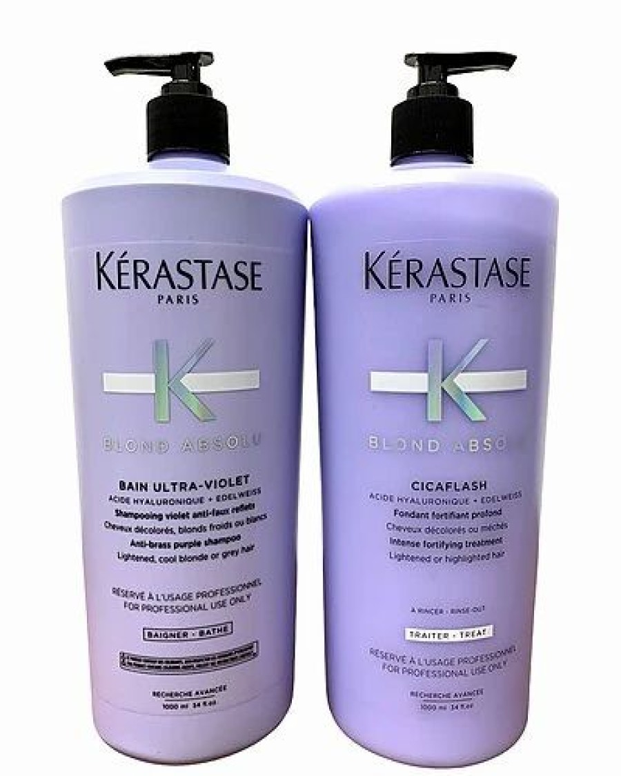 Shampoo & Conditioners * | Kerastase 34Oz Bain Ultra-Violet Purple Shampoo & Conditioner Women