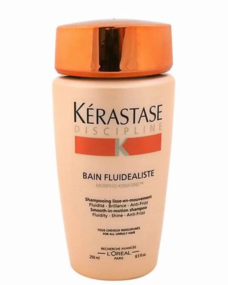 Shampoo & Conditioners * | Kerastase Unisex Disciplinebain Fluidealiste Smooth-In-Motion 8.5Oz Shampoo Women