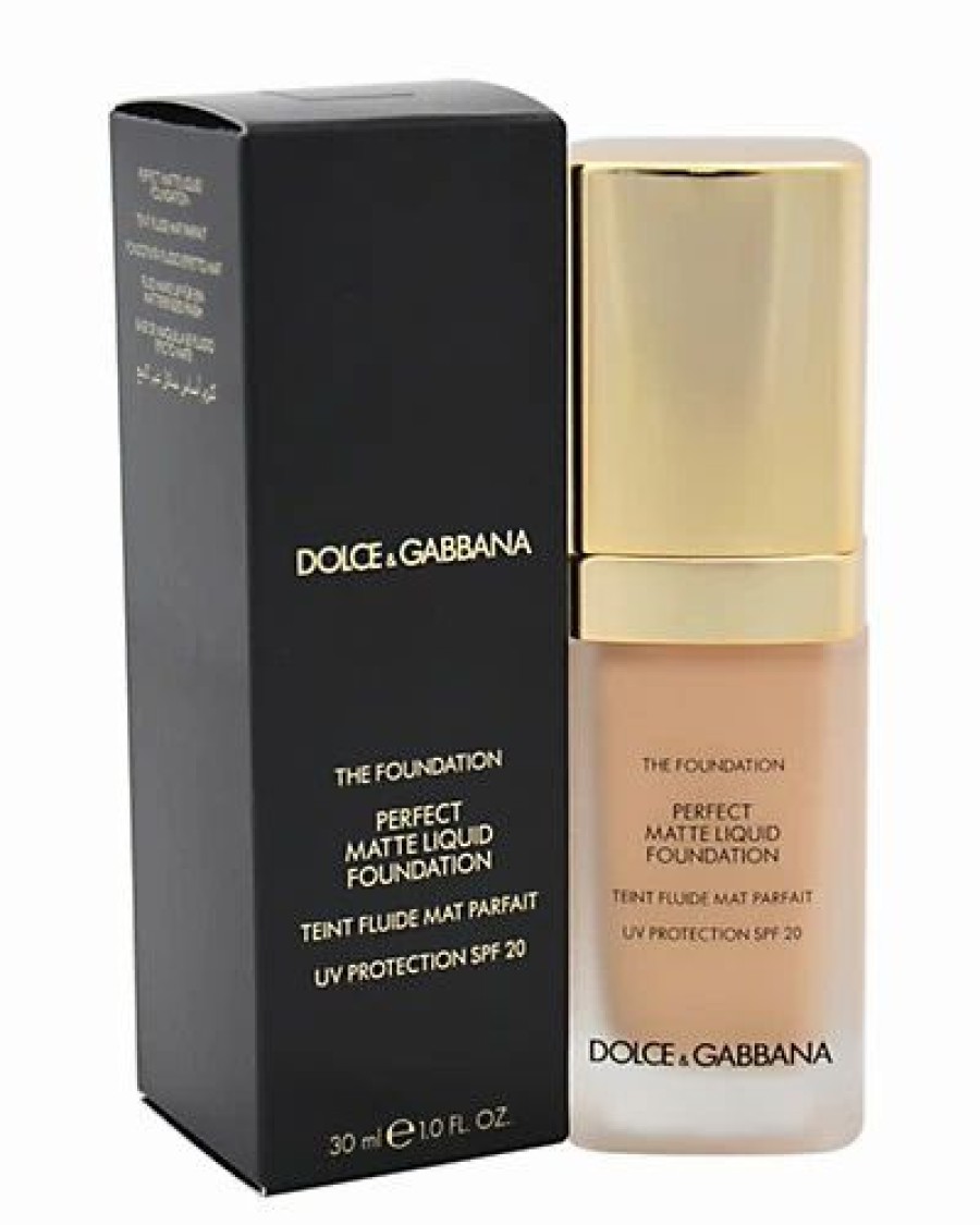 Face & Eye Makeup * | Dolce & Gabbana 1Oz Perfect Matte Liquid Foundation Spf 20 #78 Beige Women