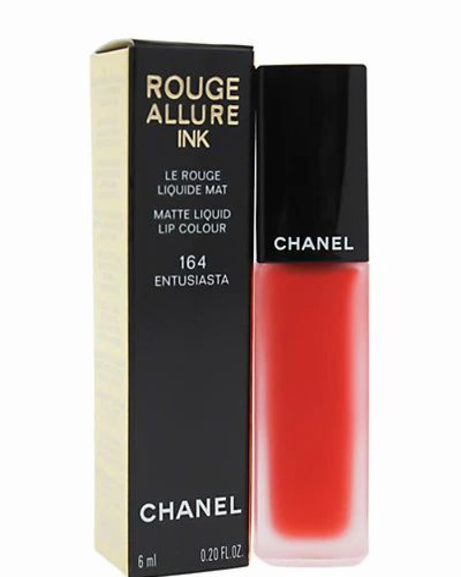 Lip & Cheek Makeup * | Chanel 0.12Oz 164 Entusiasta Rouge Allure Ink Women