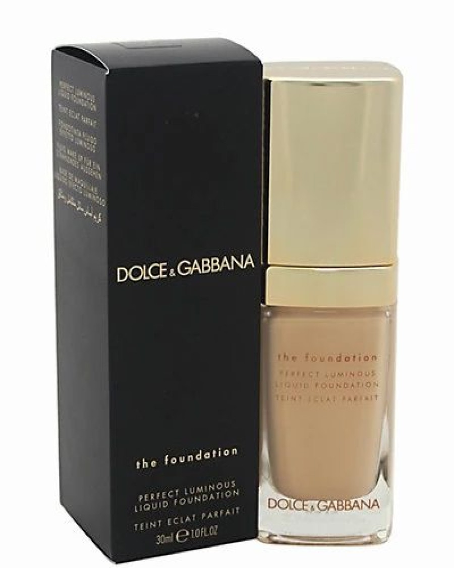 Face & Eye Makeup * | Dolce & Gabbana 1Oz Perfect Luminous Liquid Foundation #78 Beige Women