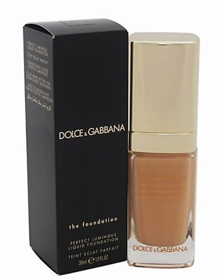 Face & Eye Makeup * | Dolce & Gabbana 1Oz # 140 Rose Beige Perfect Luminous Liquid Foundation Women