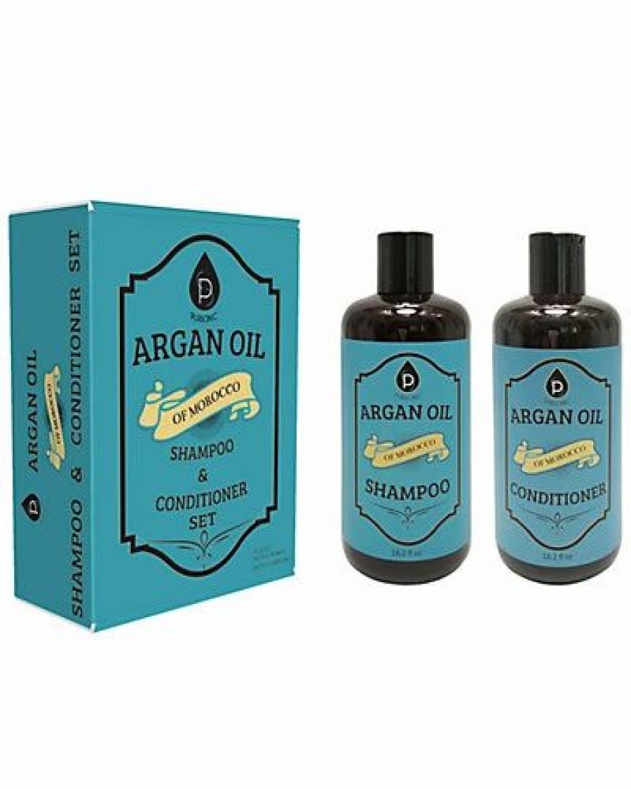 Shampoo & Conditioners * | Pursonic Argan Oil 16.2Oz Shampoo & Argan Oil 16.2Oz Conditioner Set Women