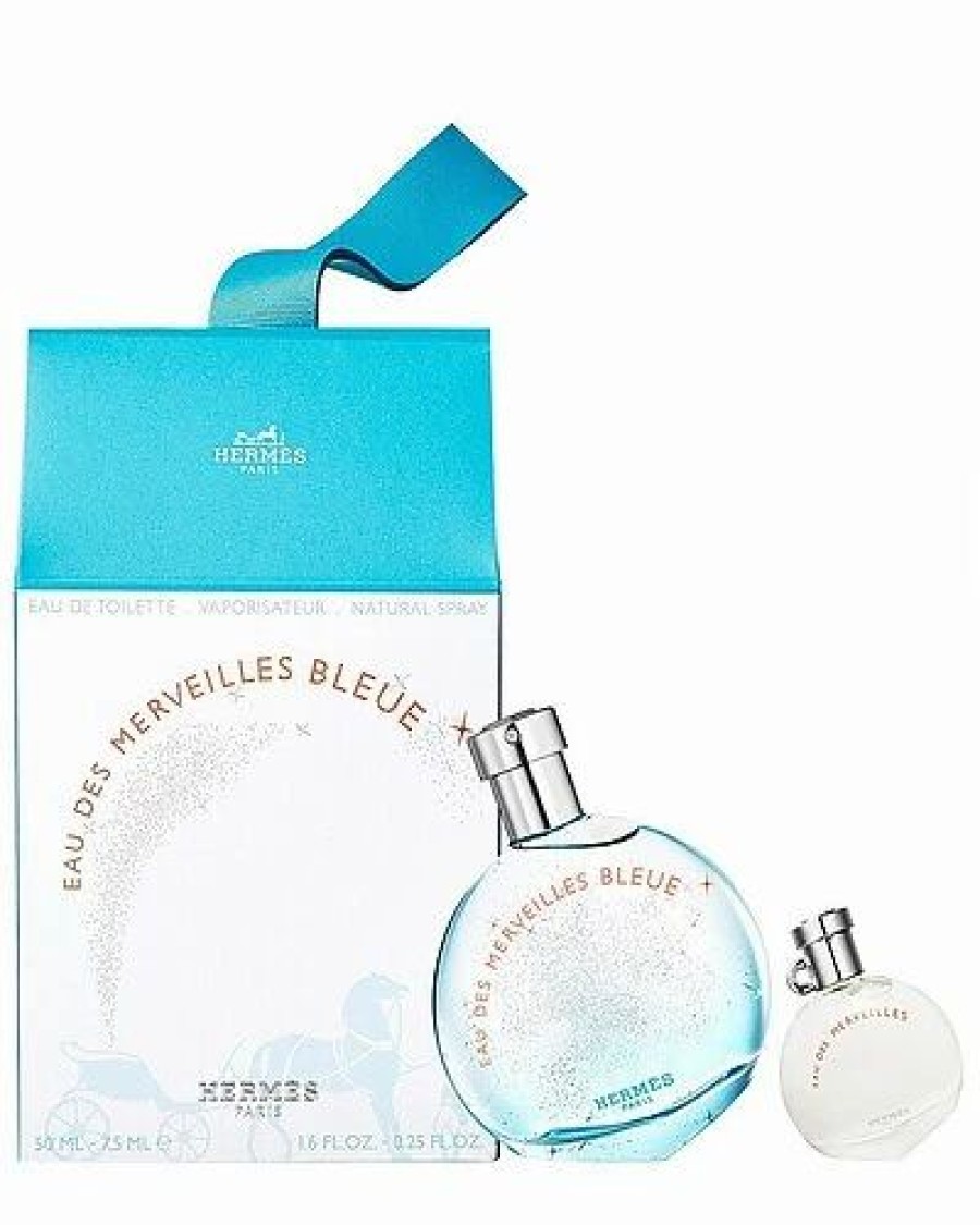 Fragrance * | Hermes Women'S Eau Des Merveilles Bleue 2Pc Set (Authentic Pre-Owned)