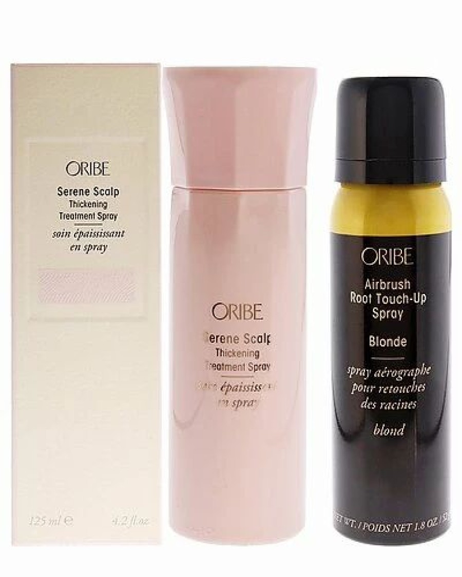 Shampoo & Conditioners * | Oribe Serene Scalp Thickening Treatment Spray & Airbrush Root Touch-Up Spray Blonde Women