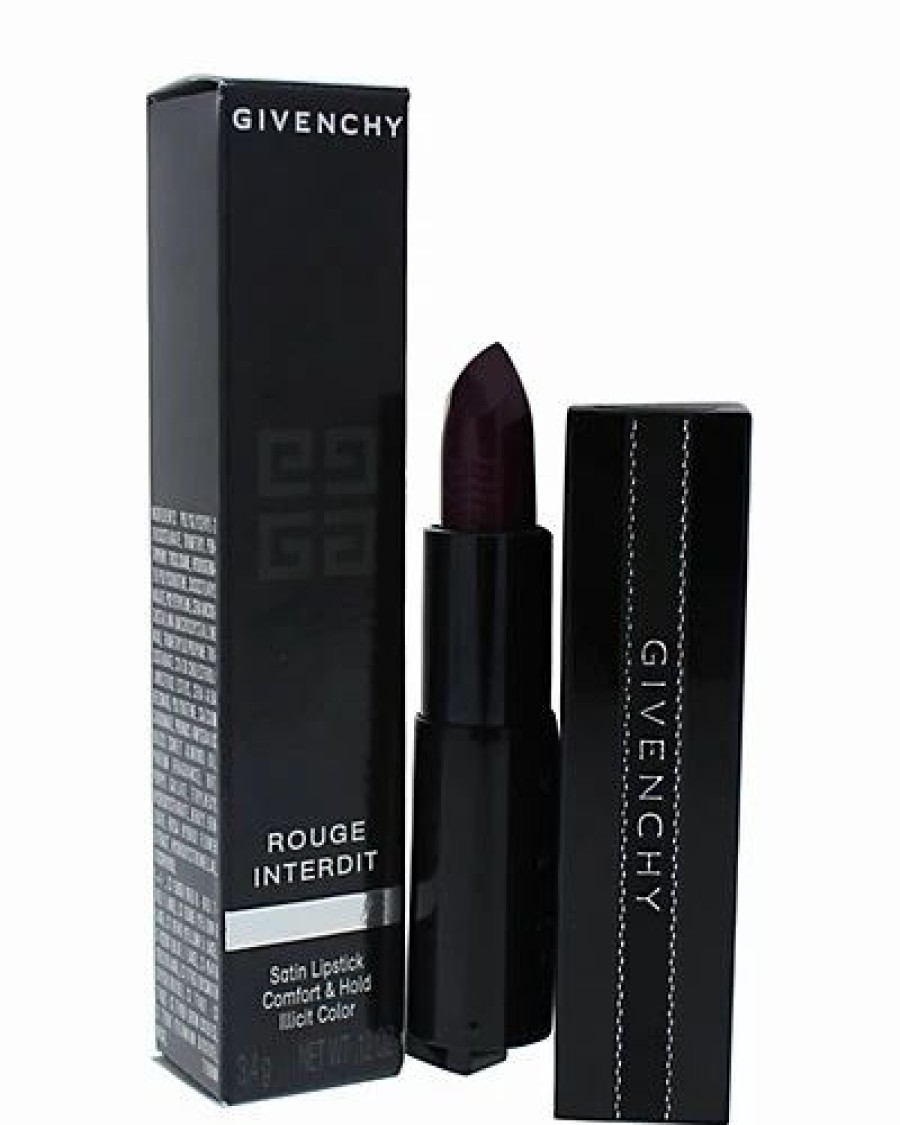 Lip & Cheek Makeup * | Givenchy 0.12Oz Pueple Fiction Rouge Interdit Satin Lipstick Women