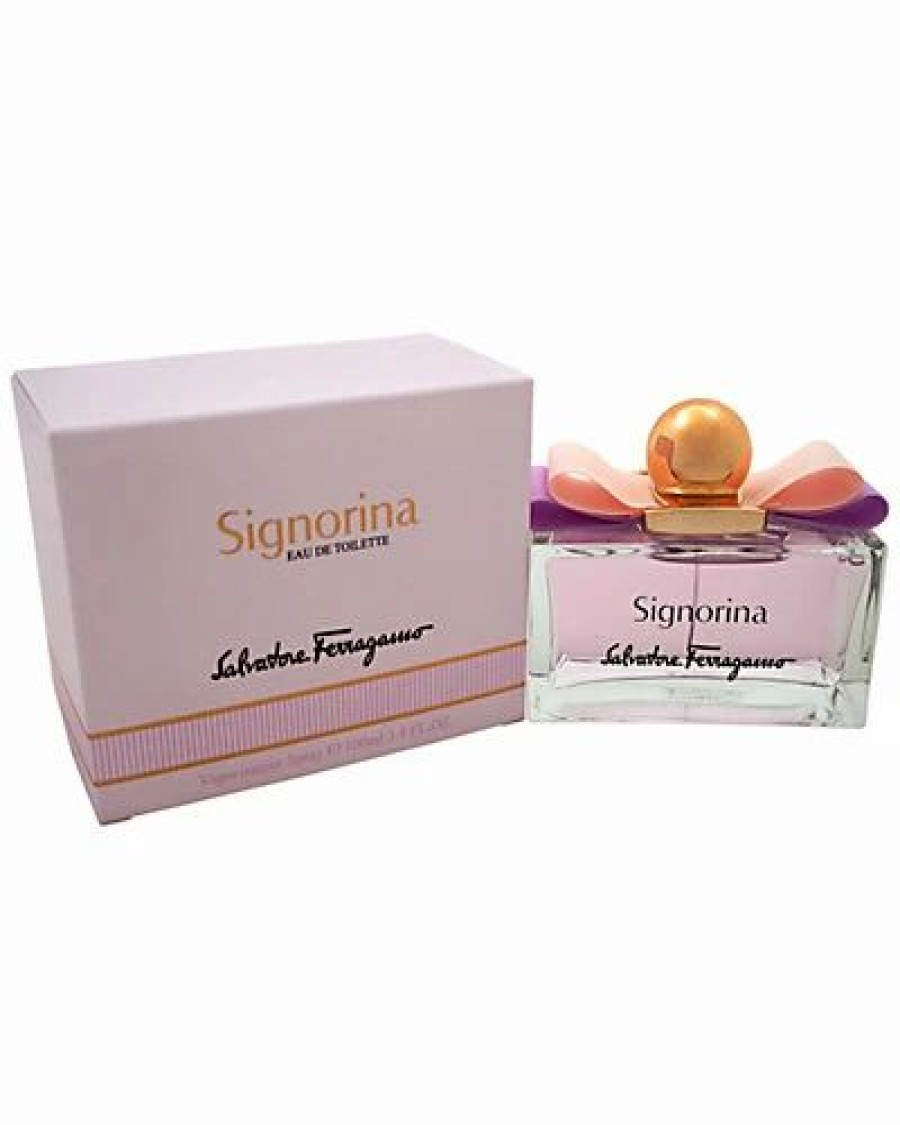 Fragrance * | Salvatore Ferragamo Ignorina 3.4Oz Women'S Eau De Toilette Spray