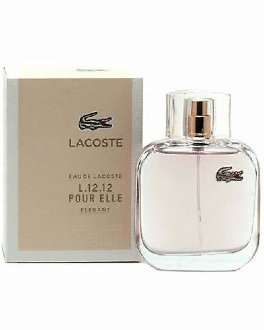 Fragrance * | Lacoste L 12.12 Pour Femme Elegant 3Oz Eau De Toilette Spray Women