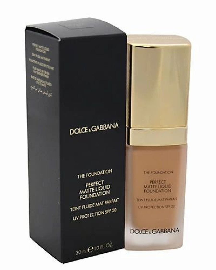 Face & Eye Makeup * | Dolce & Gabbana 1Oz # 130 Warm Rose Perfect Matte Liquid Foundation Spf 20 Women