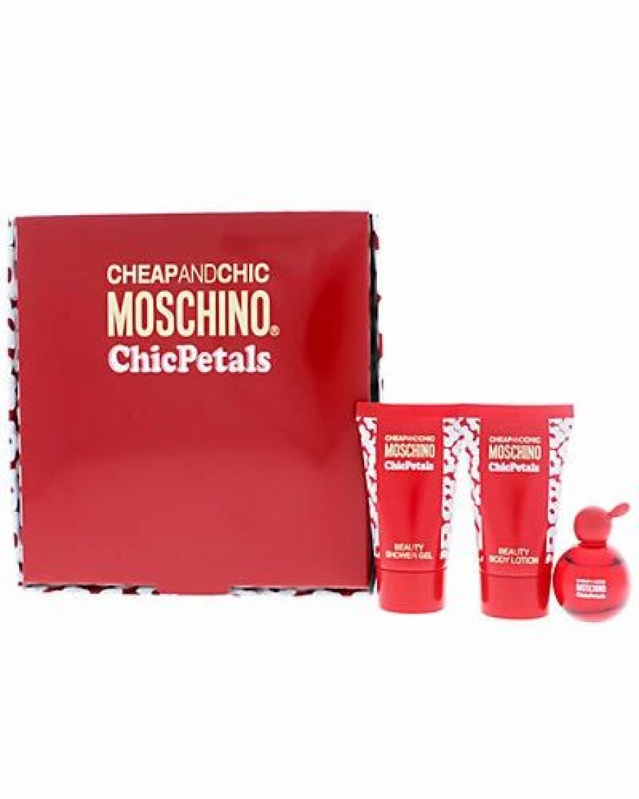 Fragrance * | Moschino Women'S 3Pc Cheap And Chic Chic Petals Gift Set Spray