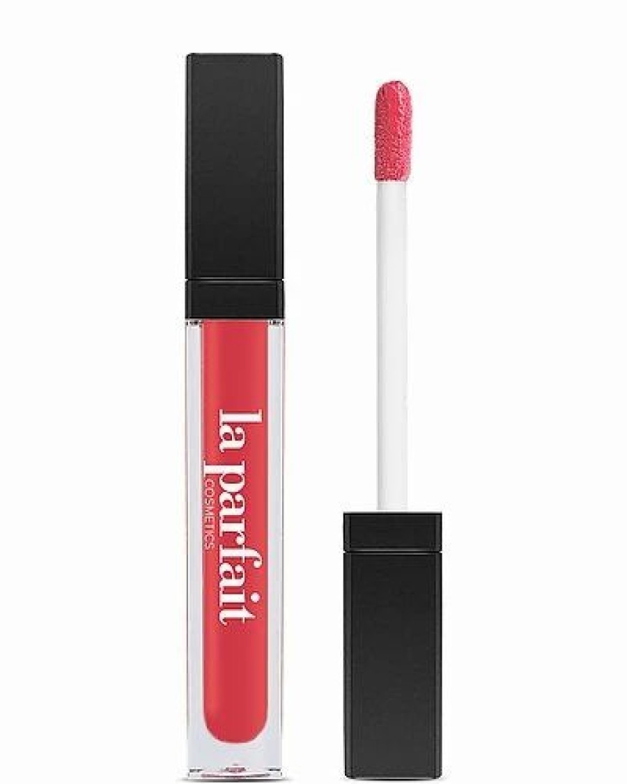 Lip & Cheek Makeup * | La Parfait Cosmetics 0.27Oz Waterproof Lipstick Matte Liquid #25 Summer Peach Women