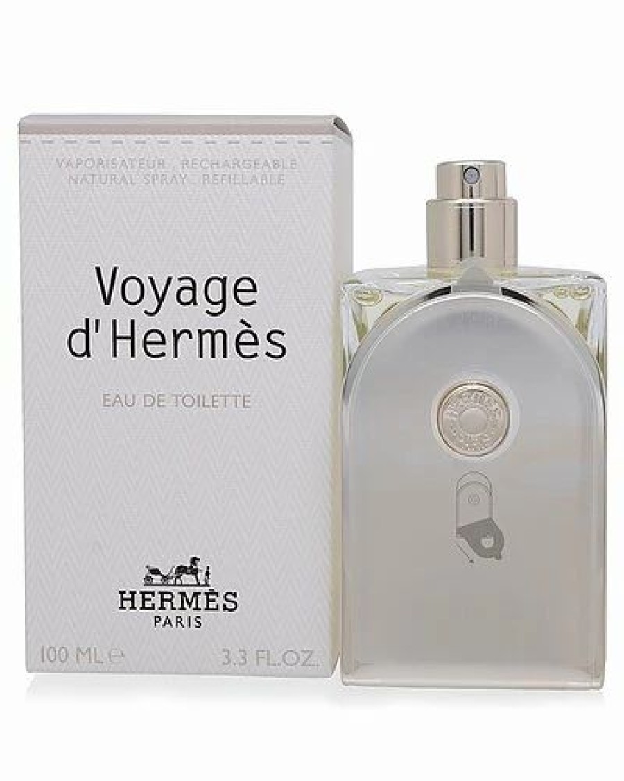 Fragrance * | Hermes Unisex 3.3Oz Voyage D'Hermes Refillable Edt Spray Women