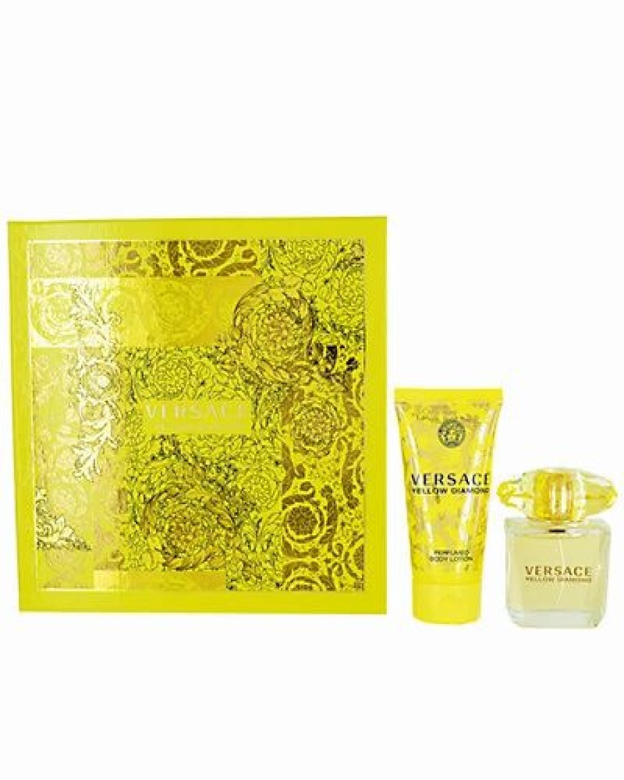 Fragrance * | Versace Women'S Yellow Diamond Gift Set