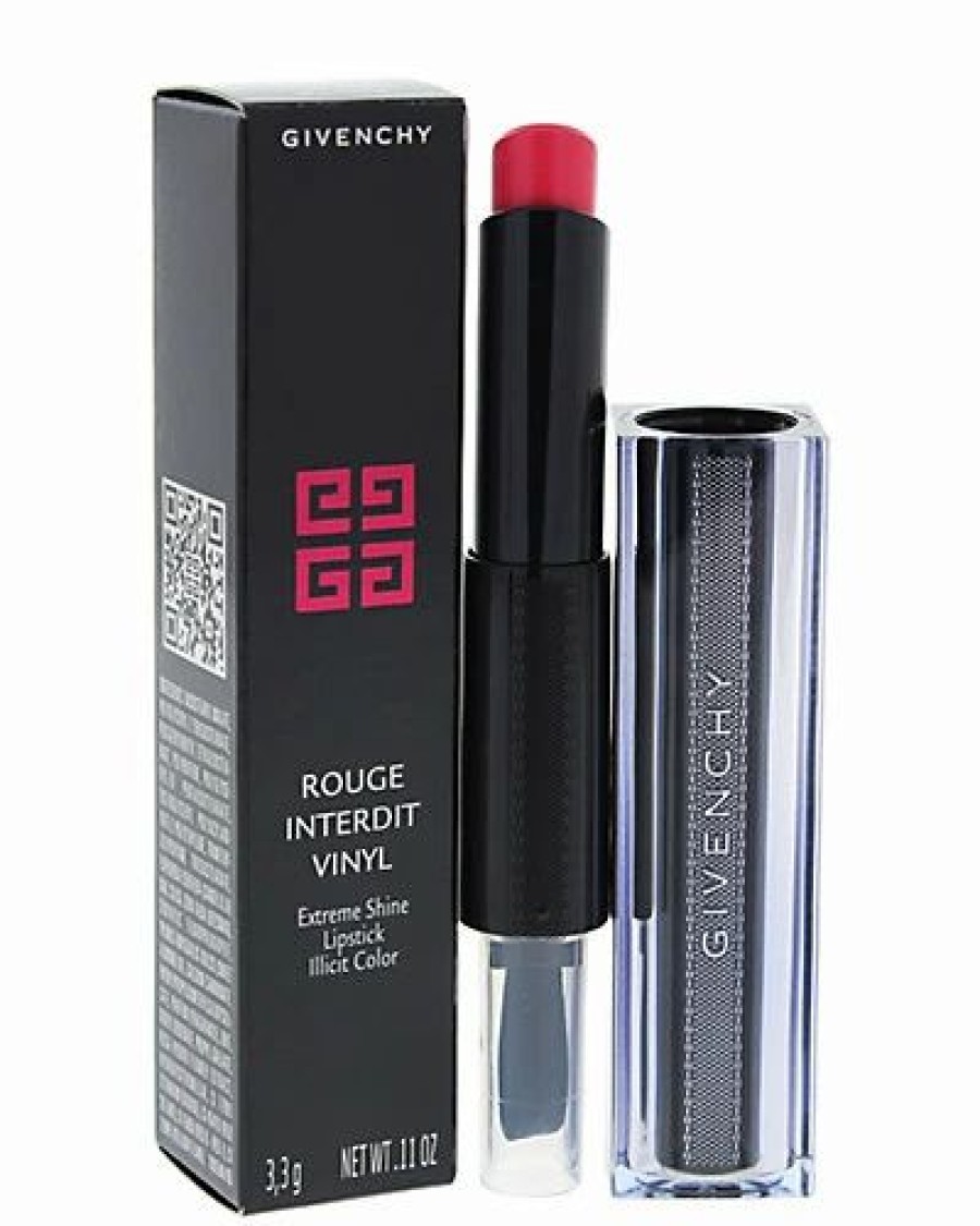 Lip & Cheek Makeup * | Givenchy 0.11Oz Rose Sulfureux Rouge Interdit Vinyl Lipstick Women