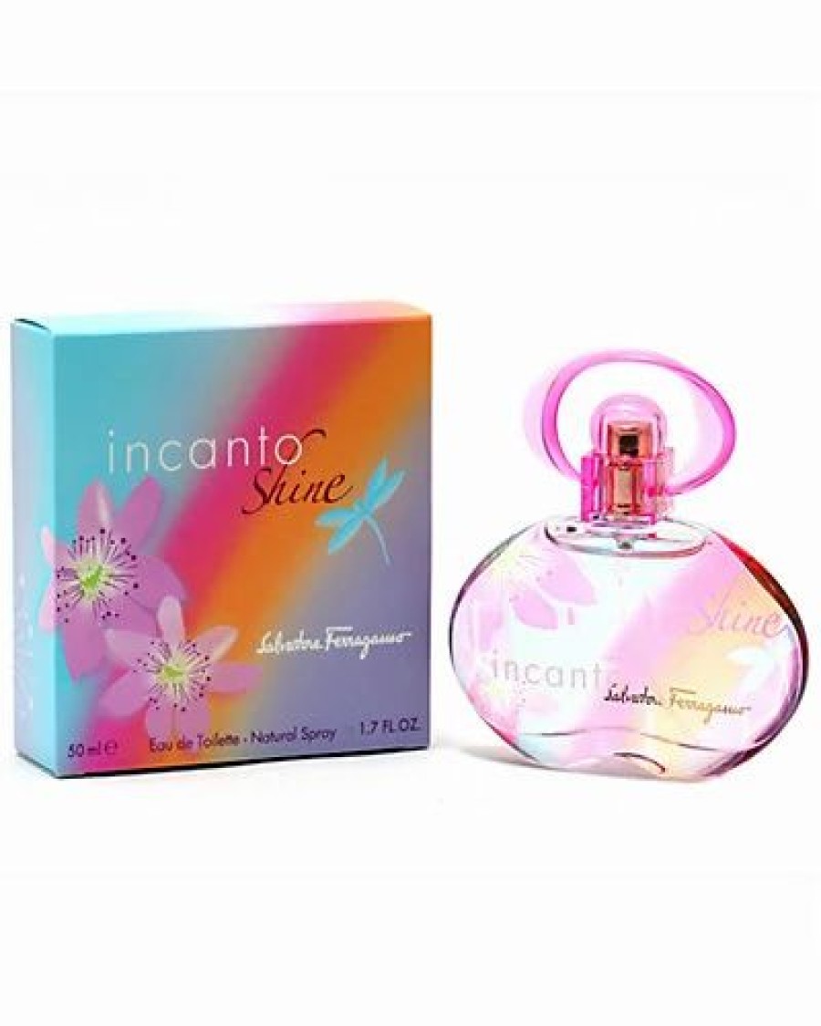 Fragrance * | Salvatore Ferragamo Incanto Shine By Ferragamo Women'S 1.7Oz Eau De Toilette Spray