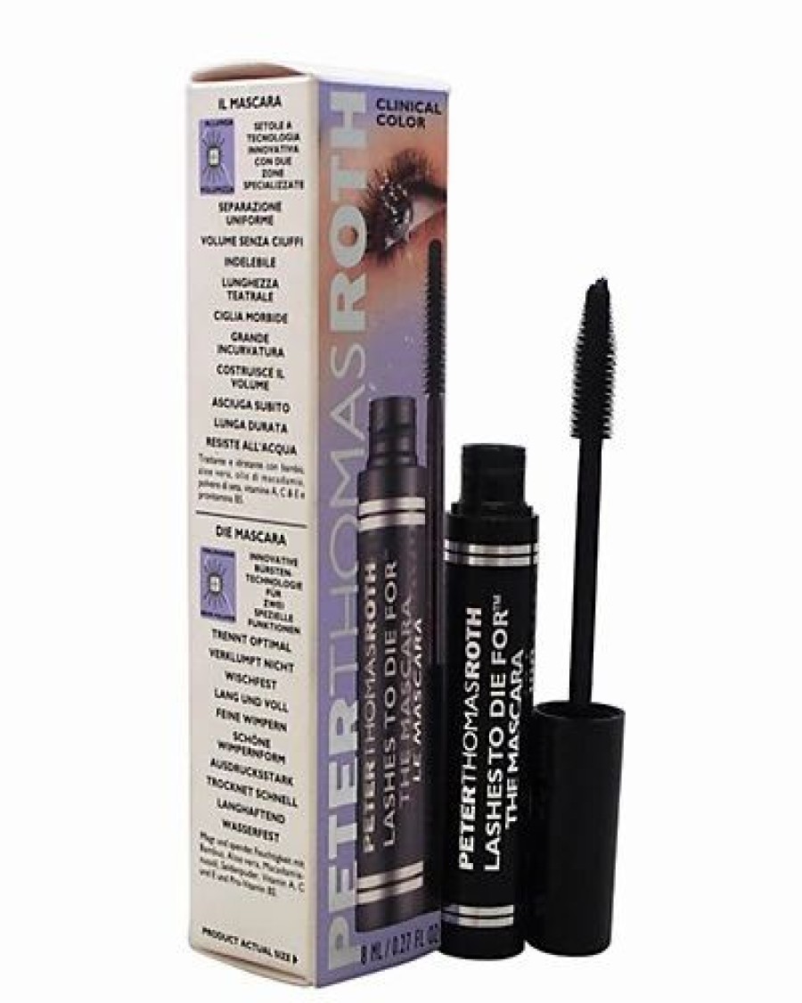 Face & Eye Makeup * | Peter Thomas Roth 0.27Oz Jet Black Lashes To Die For Mascara Women