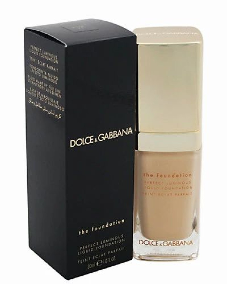 Face & Eye Makeup * | Dolce & Gabbana 1Oz Perfect Luminous Liquid Foundation #75 Bisque Women