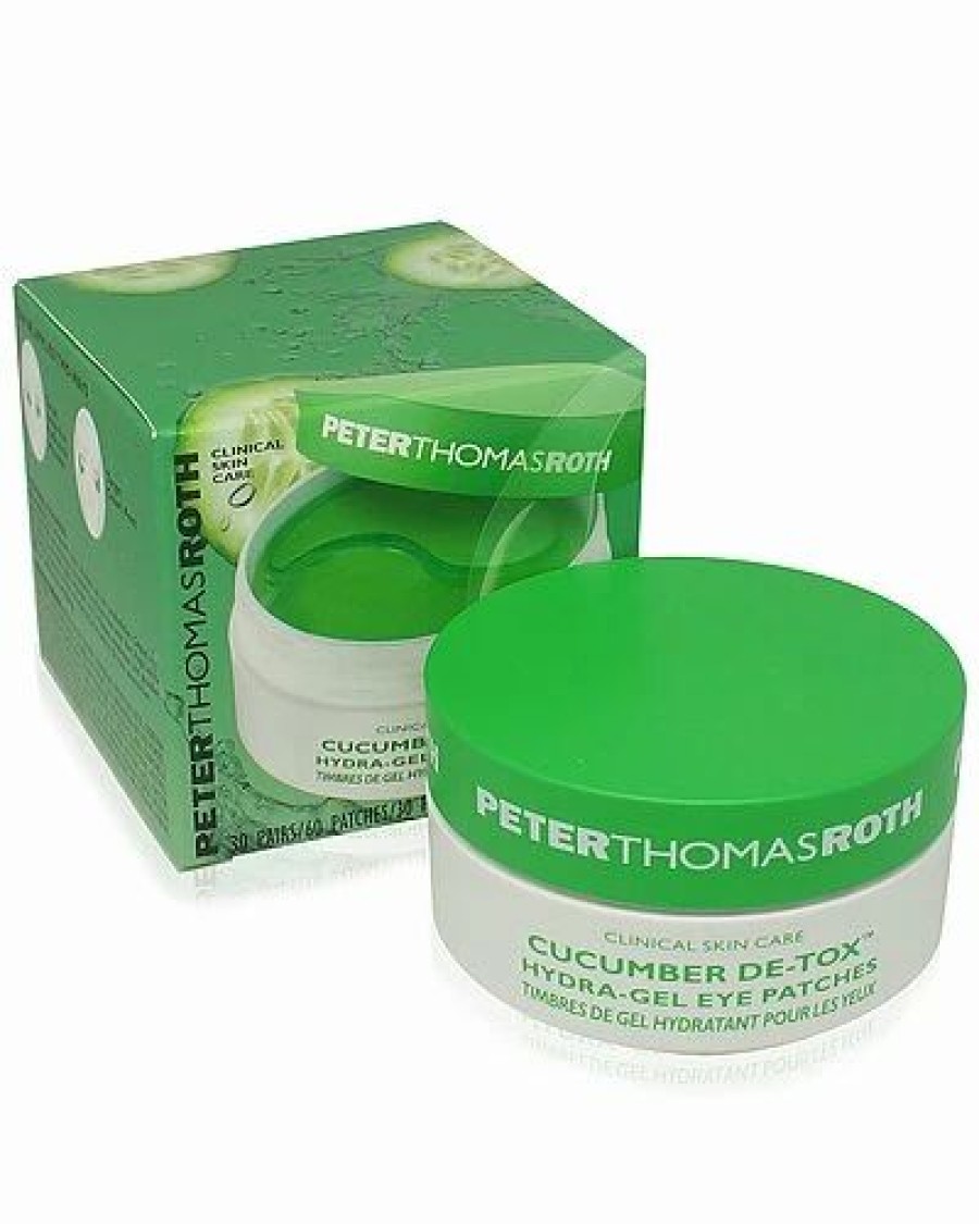 Face & Eye Makeup * | Peter Thomas Roth 60Ct Cucumber De Tox Hydra Gel Eye Patches Women