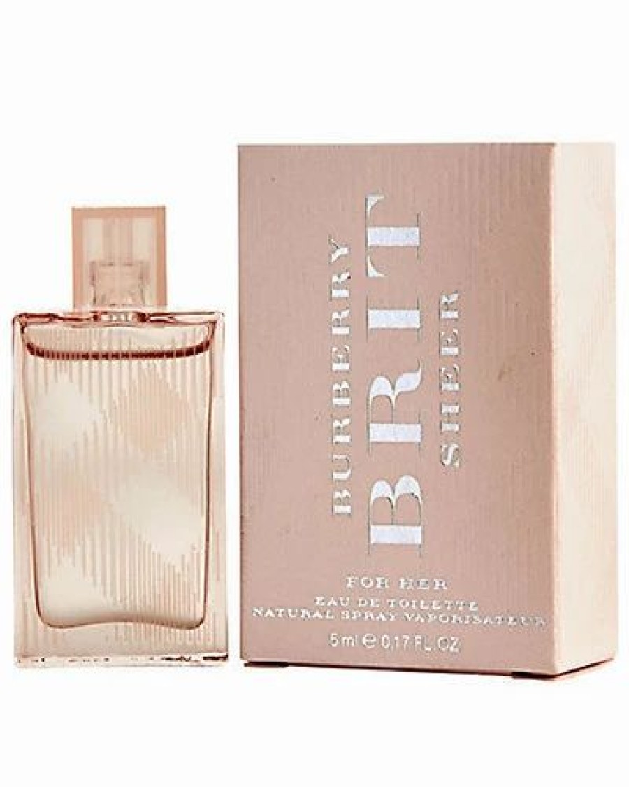 Fragrance * | Burberry Women'S 0.17Oz Brit Sheer Mini Eau De Toilette