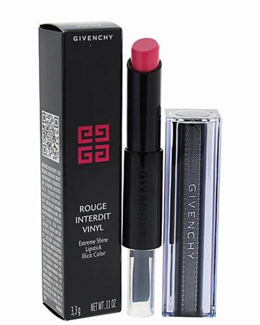 Lip & Cheek Makeup * | Givenchy 0.11Oz Rose Transgressif Rouge Interdit Vinyl Lipstick Women