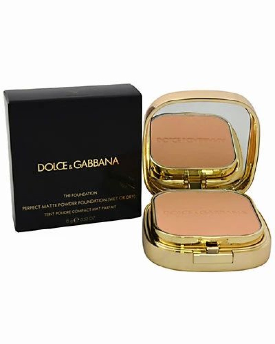 Face & Eye Makeup * | Dolce & Gabbana 0.52Oz # 60 Classic Perfect Matte Powder Foundation Women