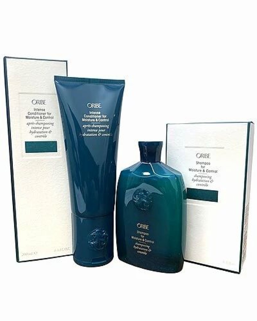 Shampoo & Conditioners * | Oribe Shampoo For Moisture & Control & Intense Conditioner For Moisture & Control Duo Women