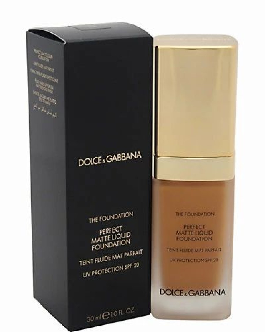 Face & Eye Makeup * | Dolce & Gabbana 1Oz # 150 Almond Perfect Matte Liquid Foundation Spf 20 Women