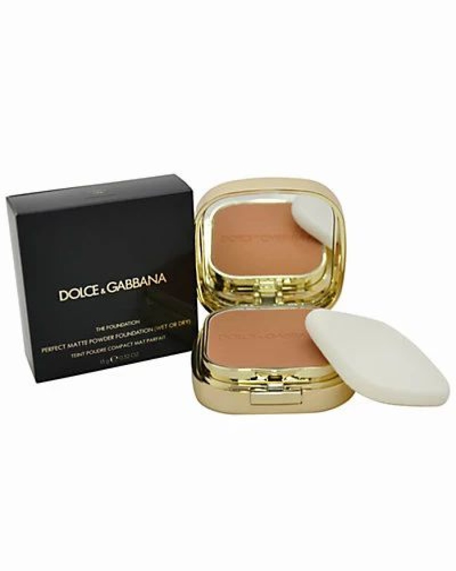 Face & Eye Makeup * | Dolce & Gabbana 0.52Oz # 150 Almond Perfect Matte Powder Foundation Women