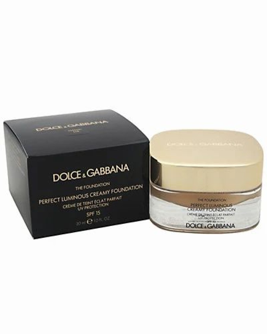 Face & Eye Makeup * | Dolce & Gabbana 1Oz # 110 Caramel Perfect Luminous Creamy Foundation Spf 15 Women