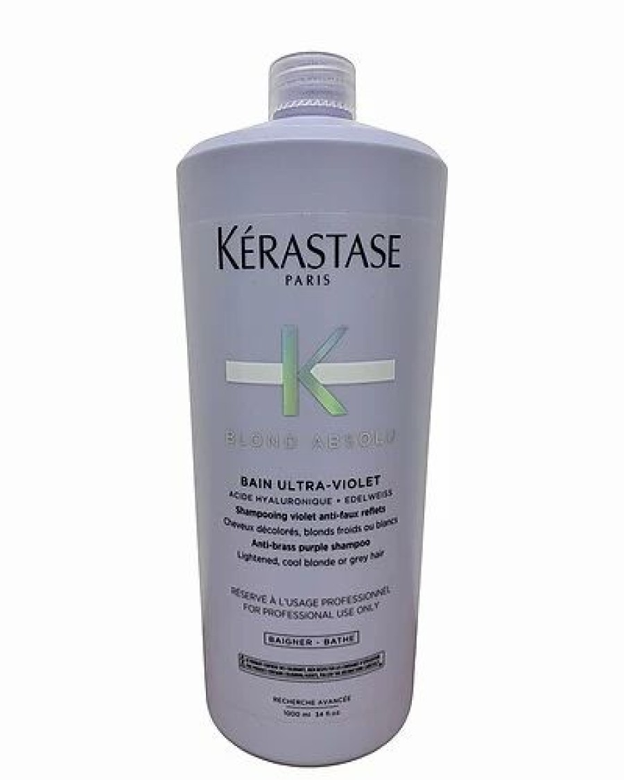 Shampoo & Conditioners * | Kerastase 34Oz Bain Ultra-Violet Purple Shampoo For Lightened, Cool Blonde, Bleached, Or Grey Hair Women