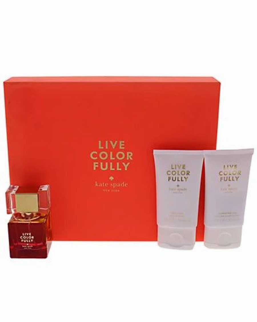 Fragrance * | Kate Spade New York Women'S 3Pc Live Colorfully Fragrance Set