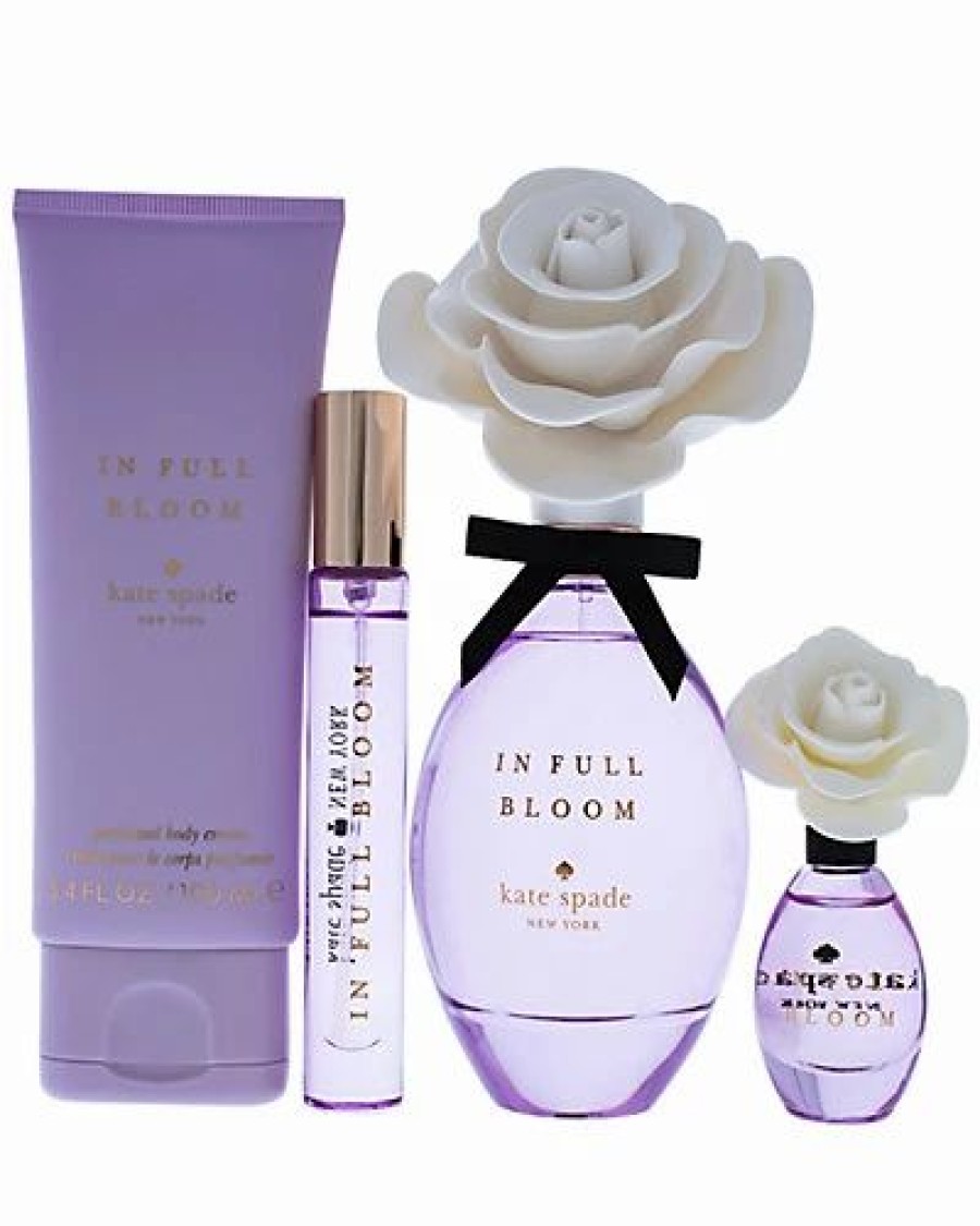 Fragrance * | Kate Spade New York Women'S In Full Bloom 4Pc Gift Set